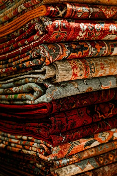 Nahaufnahme von empfindlichen Textilien